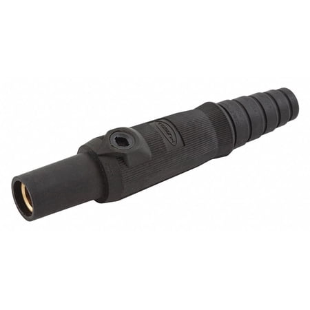 UPC: 0783585458373 | Hubbell Connector 3R  4X  12 Female Black 8-2 HBL15FBK