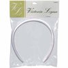 Padded Headband, 15mm, White