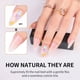 thumbnail image 3 of Paquete de 24 576 prensa de uñas mate de longitud media, juego completo de uñas postizas de ataúd medio, punta de uñas falsas de ballet corto acrílico, arte de uñas DIY, 3 of 7