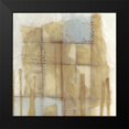 thumbnail image 2 of Goldberger, Jennifer 12x12 Black Modern Framed Museum Art Print Titled - Paper Stitches II, 2 of 5