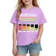 thumbnail image 1 of Tops de Manga Corta Linda para Niños Niños Y Niñas con Impresión Gráfica, Tee Casual de la Temporada Escolar, Tela Suave Transpirable para Jugar, 1 of 9