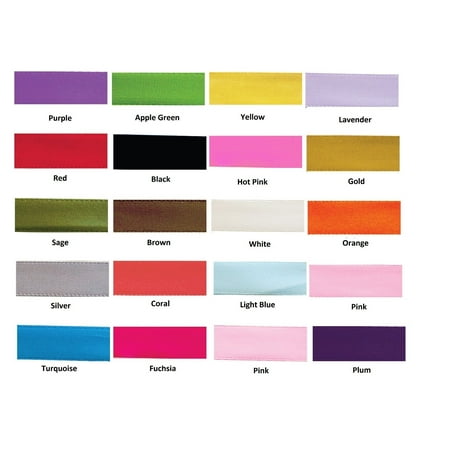 Fabric Craft Ribbon - 100 YARD Satin Ribbon 1/4