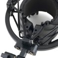 thumbnail image 4 of 2X Soporte Sostenedor Clip de Montaje de Choque de Microfono Carga Soportable 3Kg Universal Soporte de Grabacion de Sonido de Estudio Radio Negro Profesional, 4 of 6