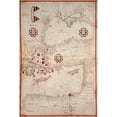 thumbnail image 3 of Oliva, Joan 13x18 Black Modern Framed Museum Art Print Titled - Portolan Map of Turkey, Mediterranean, Adriatic and the Agean, 3 of 5