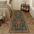 thumbnail image 2 of Runner Rugs for Hallway, 2x6 Washable Soft Non Slip Floor Rugs for Kitchen, Modern Mat for Living Room Bedroom Entryway Red & Green, 2 of 8