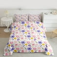 thumbnail image 2 of Castle Fairy Chic Flowers Bedding Comforter Set 2pcs for Female Men Women,Spring Garden Twin Comforter Sets Microfiber,Floral Blossoms Breathable Bedding Set,Breathable Home Decor,Reversible, 2 of 8
