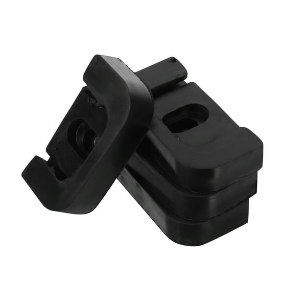 VORCOOL 4Pcs Vibration Insulation Pads for Air Conditioning Vibration Suppression Black Rubber