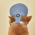 thumbnail image 3 of PENGXIANG Pet Sunshade Cap Dog Hat Outdoor Baseball Cap Canvas Small Dog Sunscreen Accessories, 3 of 6