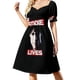 thumbnail image 1 of vive y película The Cruisers Michael paraa Wilson Vestido de manga corta Vestido elegante ropa de mujer, 1 of 6