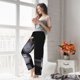 thumbnail image 5 of Balery Black Cobra Snake Pantalones de pijama para mujer, pijamas ultraligeros, pantalones de estar por casa-Medium, 5 of 6