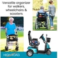 thumbnail image 5 of High Road Walker Bag, Wheelchair Bag and Mobility Scooter Caddy With 8 Easy Access Pockets and Side Cup Holders, 5 of 6