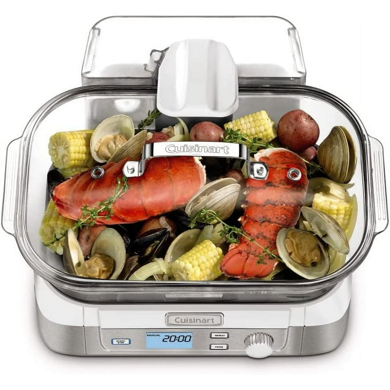 Cuisinart STM-1000 Cook Fresh Digital Glass Steamer, One