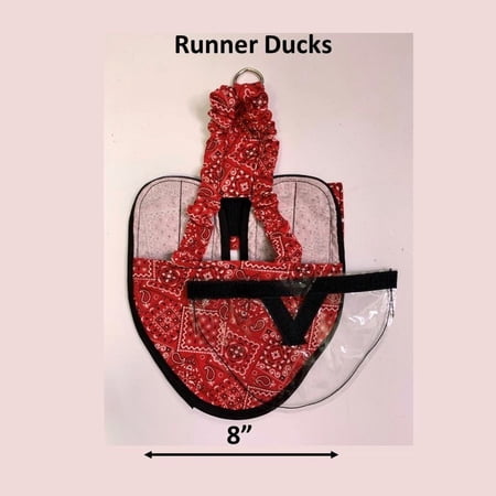 Hen Holster Waterfowl Diaper with Removable Liners Color: Red Bandana, Size: Runner Duck (fixed chest tab)