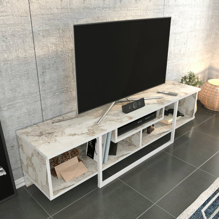 Marble tv stand 65 cheap inch