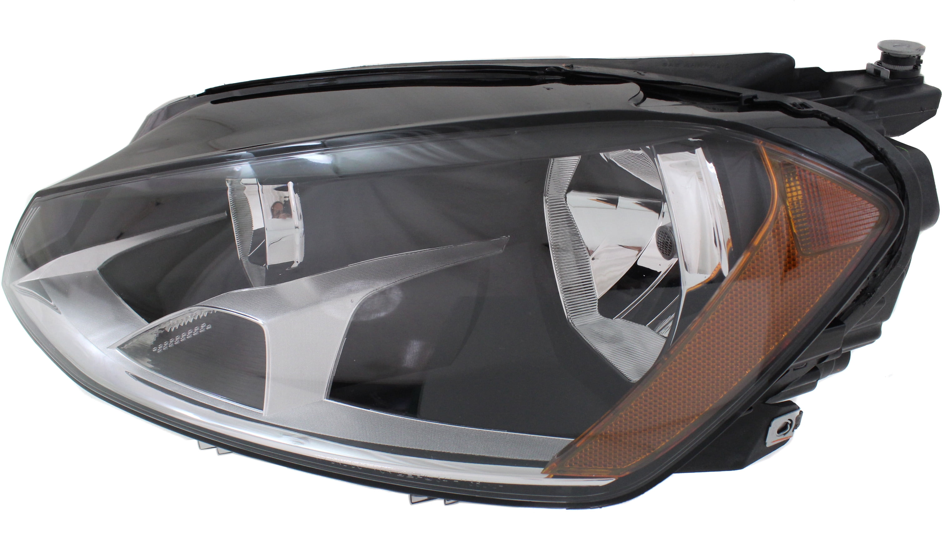Headlight Compatible With 2015-2017 Volkswagen Golf Sportwagen 2017 Alltrack Left Driver Halogen With bulb(s)