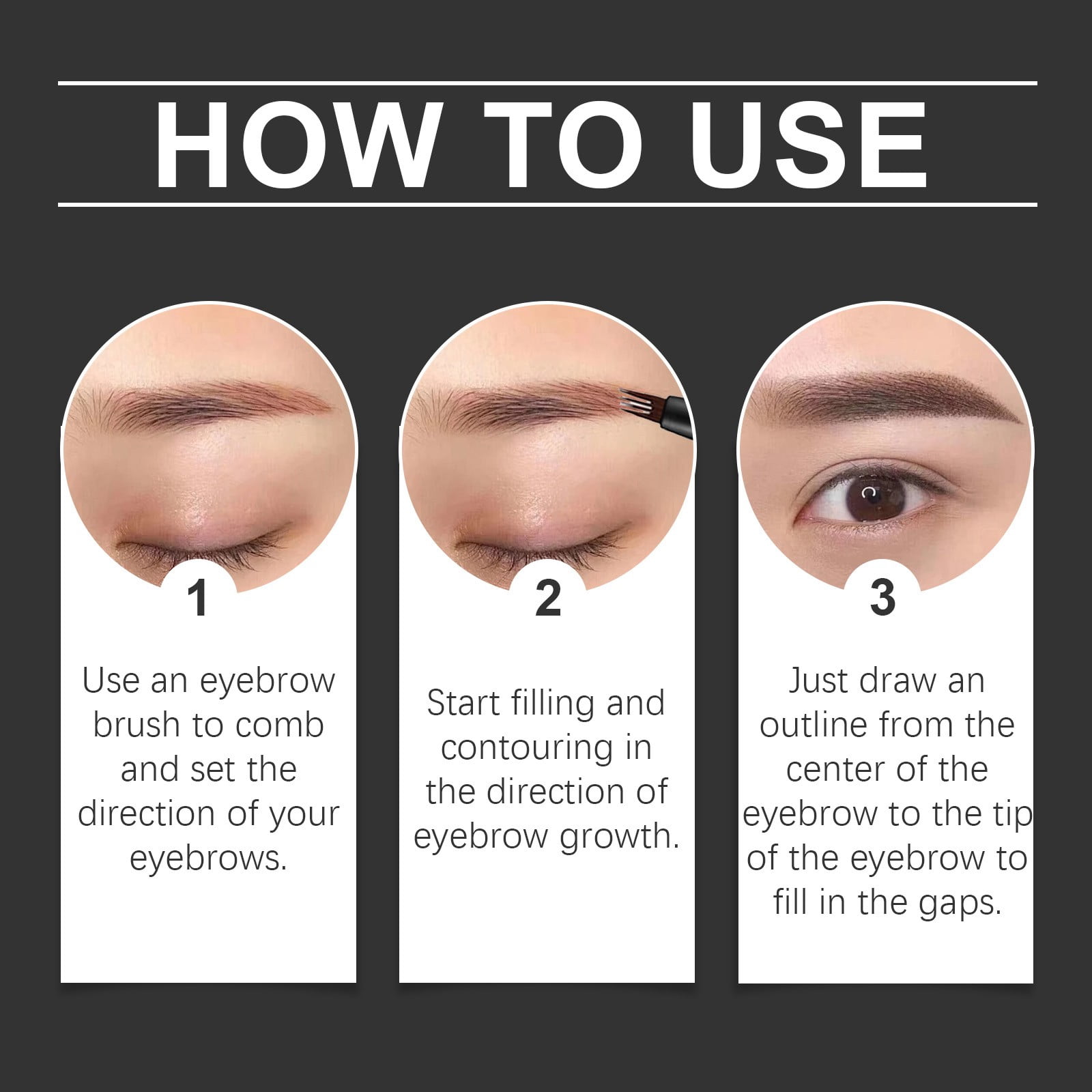 Brow Tinting Stencil Dark Lip Liner under Eyebrow Highlighter Eyebrow Highlighter Stick Eyebrow 4d 3d Stick on Eyebrows Eyebrow with Leveler Smart Gadgets Makeup Eye Brow Stencil Kits Brow Wax