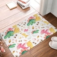 thumbnail image 4 of Pofeuu Cute Baby Dinosaurs Print Flannel Doormats Rug16"x24"Rug Washable Doormats Indoor Outdoor Rugs for Layered Front Door Mats, Porch, Kitchen, Entryway, 4 of 7