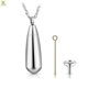 thumbnail image 1 of Stainless Steel Customized Smart Collection Perfume Bottle And Cremation Ashes Necklace, 1 of 4