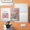 thumbnail image 4 of Happy Valentine’s Day Adorable Havanese Puppy Holding Heart Balloon 5x7in Folded Greeting Card Havanese Dog Lover Gifts Idea Single Note Card with Envelope - 00030, 4 of 5