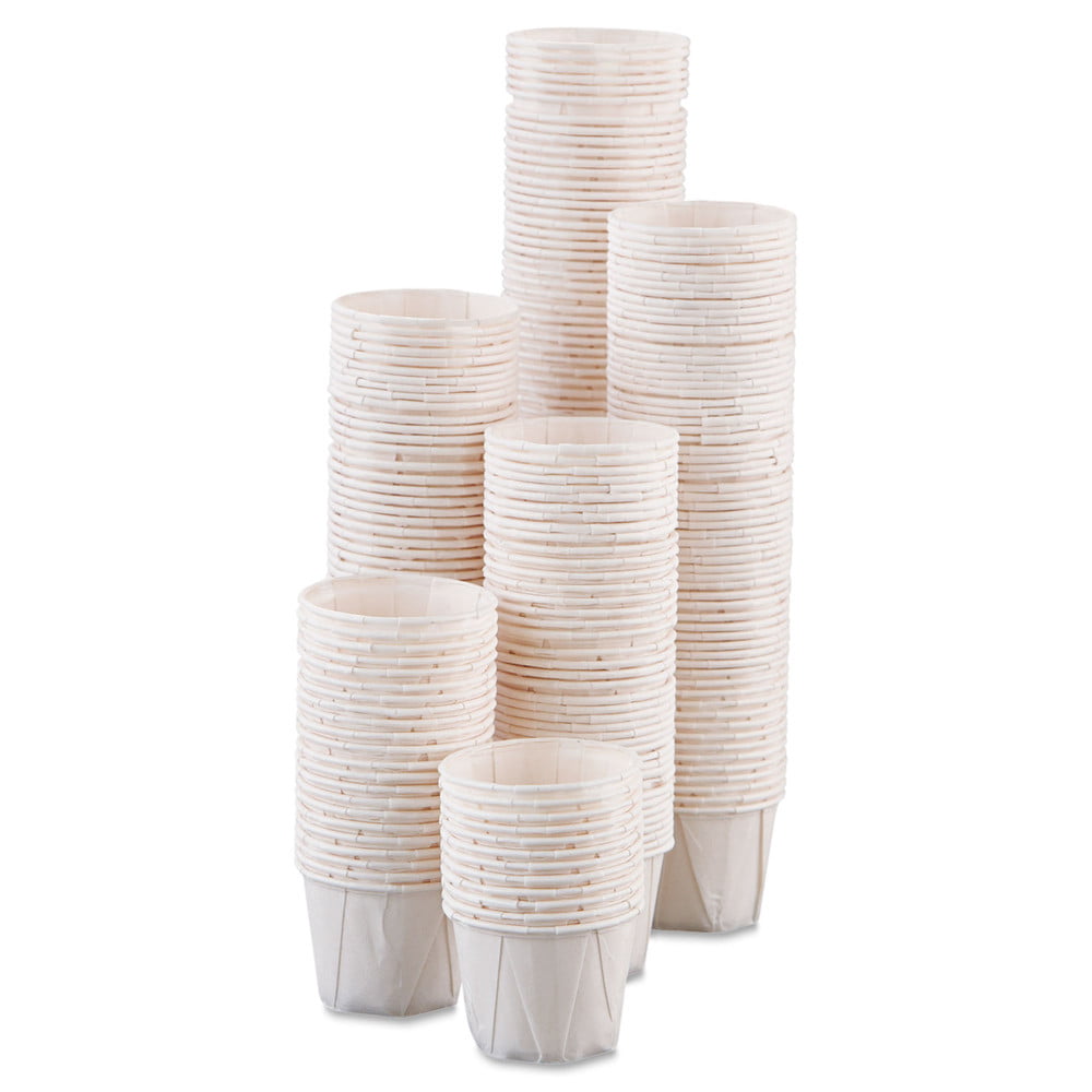 Paper Portion Cups 20 Bags White GNPF075 250/bag 3/4 Oz. 