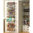 thumbnail image 2 of Moforoco 9-Tier Over The Door Pantry Organizer, Pantry Organization and Storage, Black Hanging Basket Wall Spice Rack Seasoning Shelves, 2 of 7