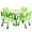 Green, variant on CazToi Adjustable Kids Table and 4 Chairs Set for Toddler & Kids