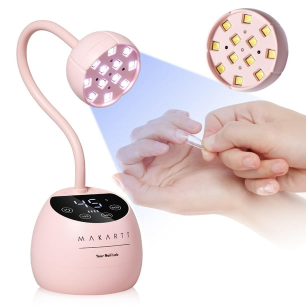 Lámpara de uñas UV LED Makartt Cherie, secador de uñas inalámbrico USB 39 W