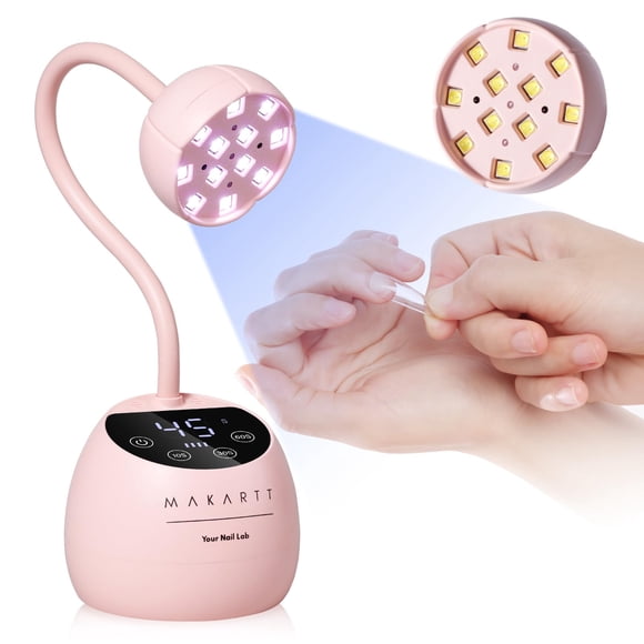 Lámpara de uñas UV LED Makartt Cherie, secador de uñas inalámbrico USB 39 W