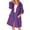 a-Purple3892, variant on VNKIDY Women's Coat Autumn Winter Solid Color Hooded Trench Coat Long Sleeve Button Front Vibrant Practical Style Jacket For Casual Daily Streetwear Activities Soft Outerwear