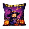 thumbnail image 3 of Halloween Pillow Cover 18x18, Fall Spooky Throw Pillow Case, Soft Polyester Decorative Cushion Cover, Hidden Zipper, Machine Washable for Couch Living Room by MPOISVA, 3 of 7