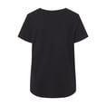 thumbnail image 2 of LAT B04938504 Women Curvy Collection Fine Jersey T-Shirt, Blended Black - Size 3 - 22 to 24, 2 of 2