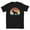 Black-1, variant on Retro Sunset Dog Pet Lover Newfoundland Breed Short-Sleeve Unisex T-Shirt