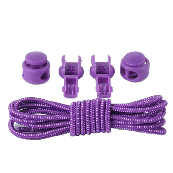 Leadrop 100cm No Tie Shoelaces Stretching Lock Lace Locking Sneaker Elastic Shoe Laces