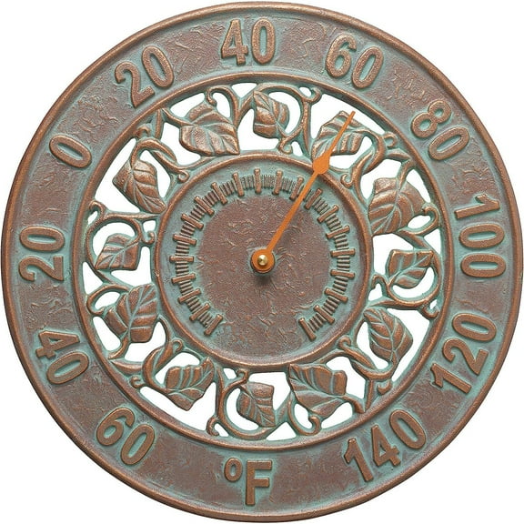 Bilot 01282 Silhouette Thermometer, Copper Verdigris