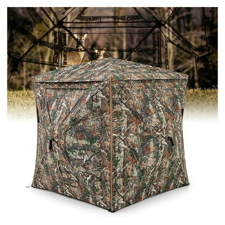 5-IN-1 Detachable Hunting Blind for 2-3 People with Skylight