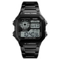thumbnail image 1 of SKMEI Sport Montre pour Homme en Acier Inoxydable 5ATM Résistante à l'Eau Rétroéclairage Numérique Montre-Bracelet pour Homme Relógio Musculino Chronographe, 1 of 4