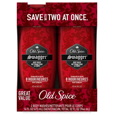Old Spice Red Zone Swagger Scent Body Wash for Men, 16 oz (Pack of (Best Men's Body Wash 2019)