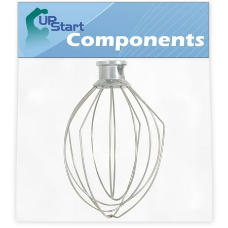 

K5AWW Wire Whip Replacement for KitchenAid KSM5DGR Mixer - Compatible with W10731415 5 Quart Lift Machines Wire Whip - UpStart Components Brand