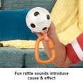 thumbnail image 4 of Fisher-Price Mini Me Moments Let’s Play Pickleball Set, 3 Sports-Themed Baby Toys for Sensory Play, 4 of 7