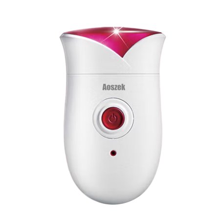 Aoszek Depilation appliances, electric and non-electric, Smooth Glide Epilator for Women Face with 2 Speeds, Epilator Smooth Face Trimmer Device