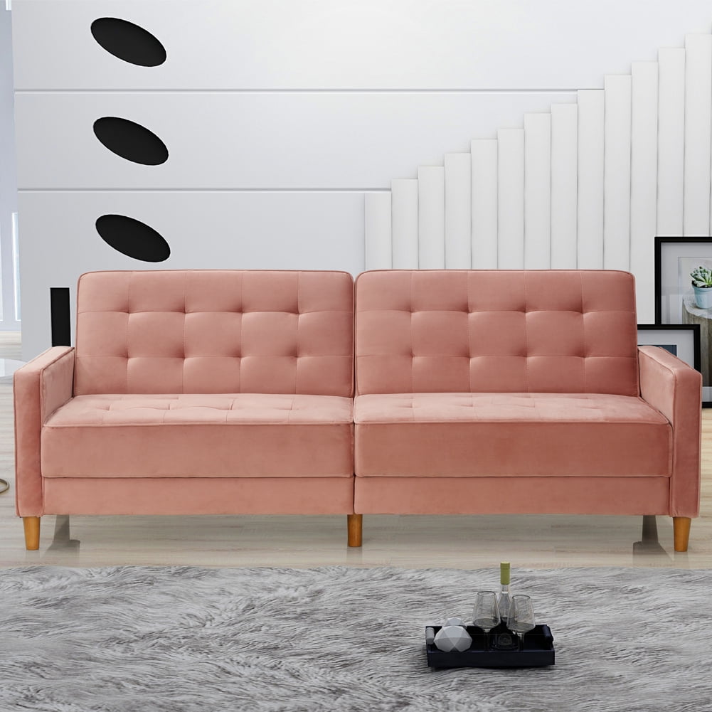 pink sofa bed
