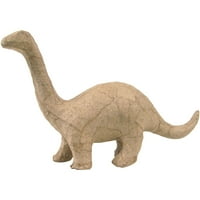 Paper-Mache Figurine 4.5"-Brontosaurus