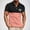 A0312-Pink, variant on POTETI Casual Mens Polo Shirts Collared Short Sleeve Shirts Hawaii Print Tropical Loose Tops