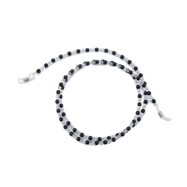 fastboy Glasses Strap Unique Eyeglasses Hanging Chain Eyewear Fix Rope Anti-lost Ropes Fashion Accessory Fixator Chains for Fixing Decor Black