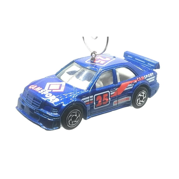 Christmas Ornament for AMG Mercedes C-Class Blue Red White