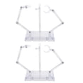 thumbnail image 1 of 2Pcs Plastic Action Figure Stands Children Doll Toy Holder Figure Model Bases, 1 of 7