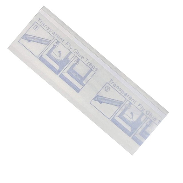 10 Pack Window Fly Trap, Indoor Fruit Fly Trap, Adhesive Fly Trap Strips, Clear Indoor Fly Trap