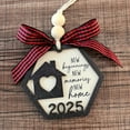 thumbnail image 3 of Clearance! New Home Ornament 2025 House Warming Gifts New Home Housewarming Gifts For New House New Home Gift Ideas Decor First New Home Ornament 2025 4.7*3.9*0.4 in White, 3 of 8