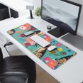 thumbnail image 2 of Long Mouse Pads for Desk,German Shepherd with Pioneer Flower Desk Mats on Top Of Desks, Desk Mouse Pad Extra Large with 3mm Non-Slip Base and Stitched Edge for Gaming,Office,Work,Home 31.5"x11.8", 2 of 6