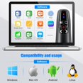 thumbnail image 6 of LAPTOM MAX 1 Pack Wireless Presentation Clicker, 2-in-1 USB-C RF 2.4GHz Slide Advancer with Pointer, Volume Control, Rechargeable, 6 of 9